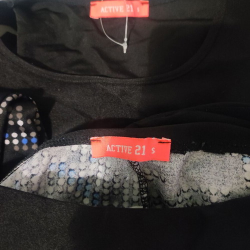 Pink Woman sports set size S like new, black and grey