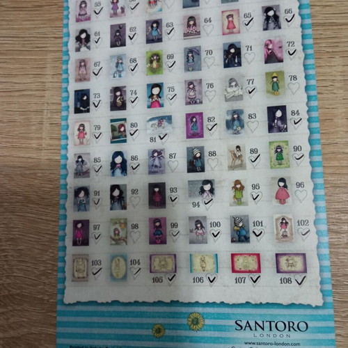 Santoro albums with Panini cards used, 2 pieces