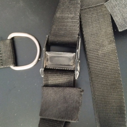 Suspension Training Straps used with door anchor