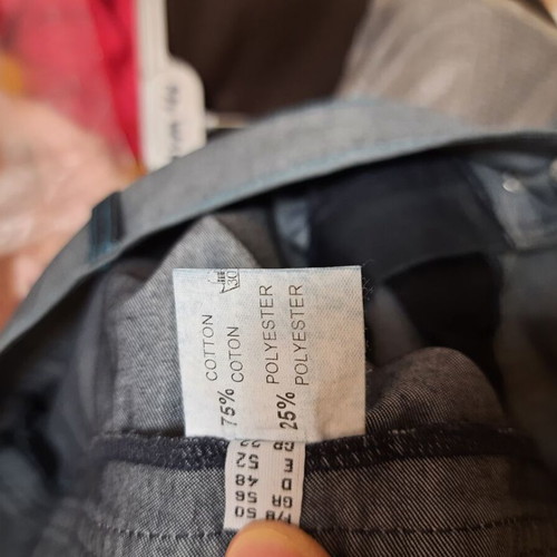 Arte Maxima women's summer jeans like new, blue-gray with embroidery, size XXL-5XL
