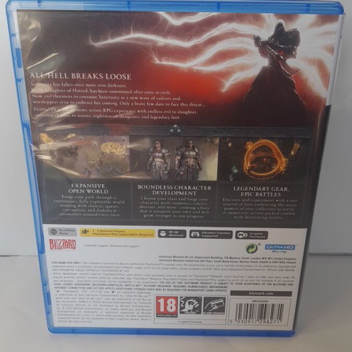 Diablo IV PS5 like new, English edition, scratch-free