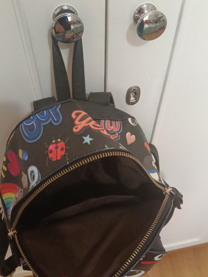 Backpack like new, colorful design