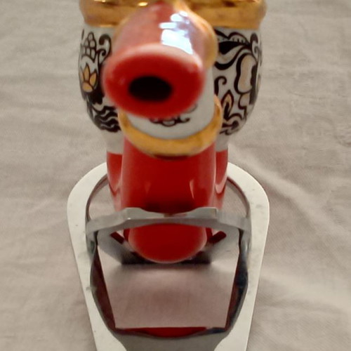 Ceramic souvenir pipe used from Kiev Ukraine