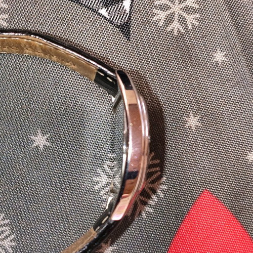 Pierre Cardin women's watch like new with black dial and silver frame