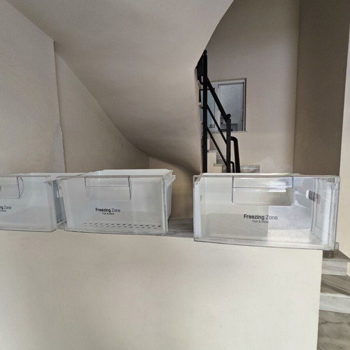LG refrigerator freezer drawers and shelves used
