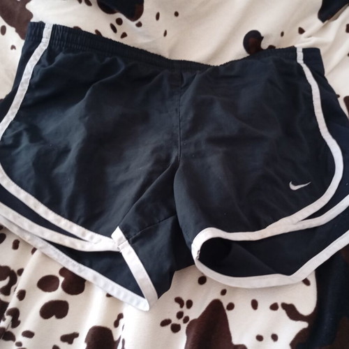 Nike Tempo Running shorts, vintage women's size S, black and white