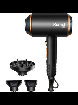 Ionic Професионален Сешоар за Коса с Дифузер 1700W Черен Нов