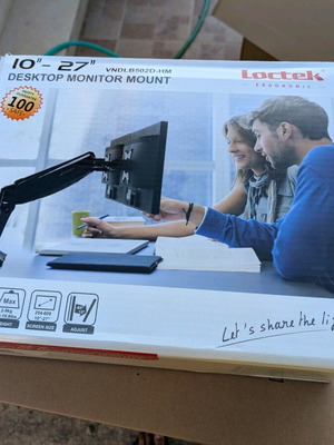 Loctek Βάση Στήριξης Monitor Single 10" - 27" Καινούργια