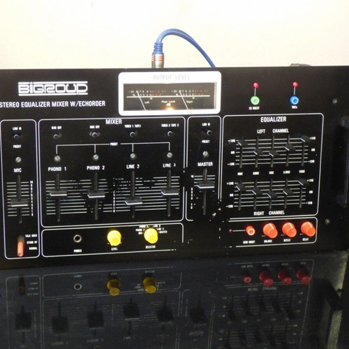 Vintage Bigloop Stereo Equalizer Mixer with Echorder