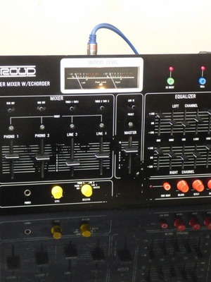 Vintage Bigloop Stereo Equalizer Mixer with Echorder