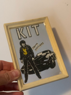 Kit mirror used with signs of wear, collectible