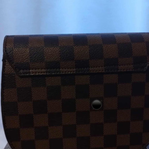 Crossbody bag used, brown with scratches on front