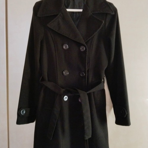 Used coat size M, black