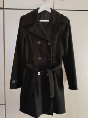 Used coat size M, black