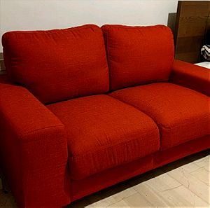 Διθέσιος καναπές κόκκινο