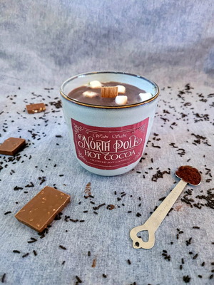 Hot Chocolate Soy Candle like new