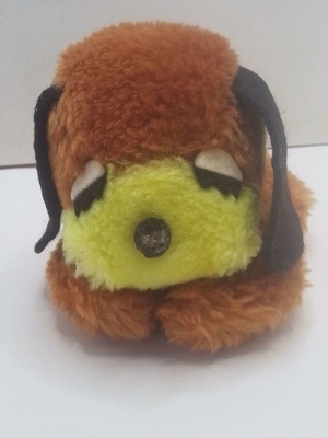 Vintage λούτρινο σκυλάκι Wallace Berrie Cream Puff 1975 μεταχειρισμένο