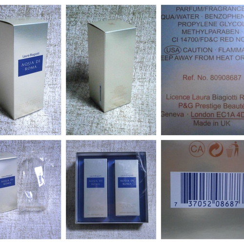 Aqua di Roma gift set EDT 100ml and body lotion new