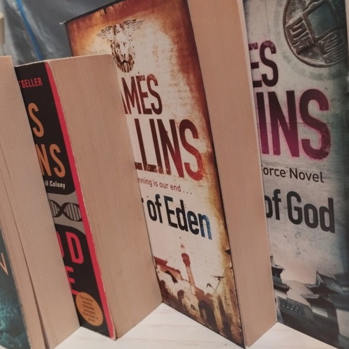 James Rollins book set like new, 4 titles in English