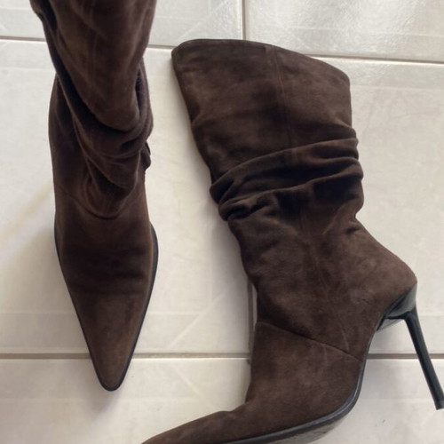 Nero Cuoio leather boots like new, brown, size 37