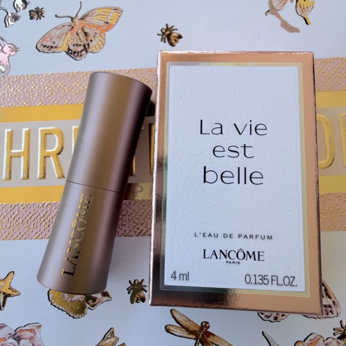 Lancôme La Vie Est Belle mini perfume 4ml and lipstick set new