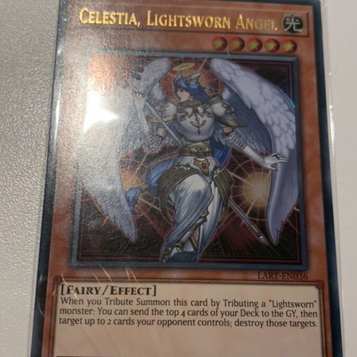 Celestial Lightsworn Angel Lost Art card like new