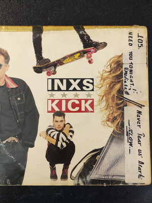INXS Kick LP used, original Greece pressing 1987