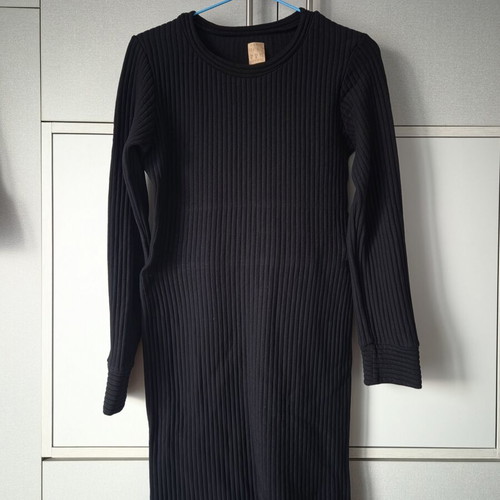 Zara midi fitted seasonal dress with stretch size M like new black