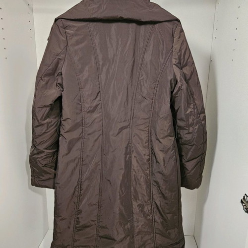 Women’s brown long puffer coat used