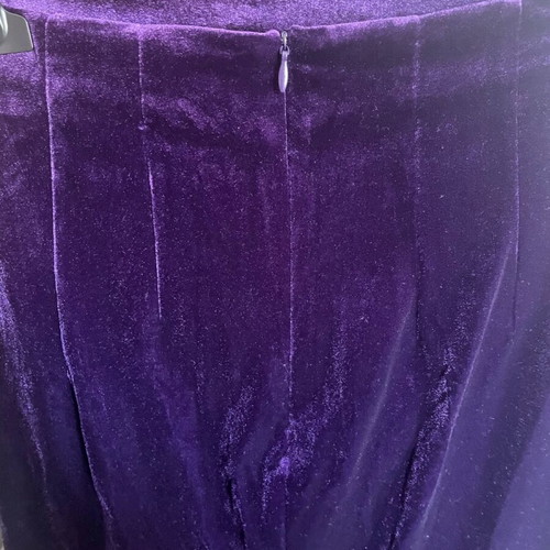 Zara set midi skirt and large top like new, purple velvet