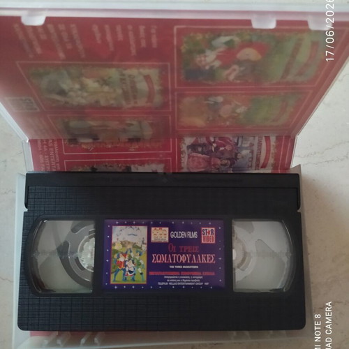 The Three Musketeers children's VHS used, dubbed