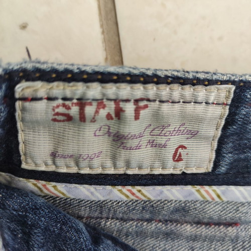 Staff blue denim jeans like new, size L 40 12