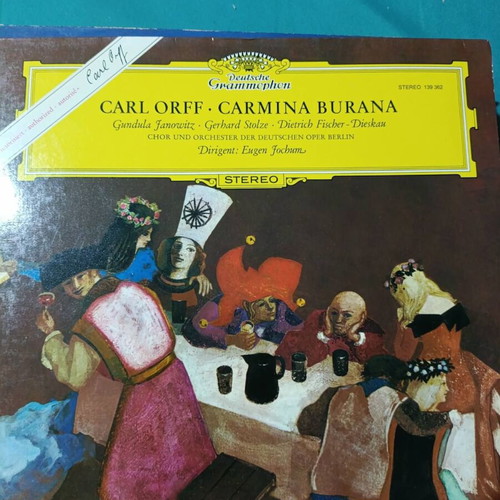 Carl Orff Carmina Burana vinyl record, classical