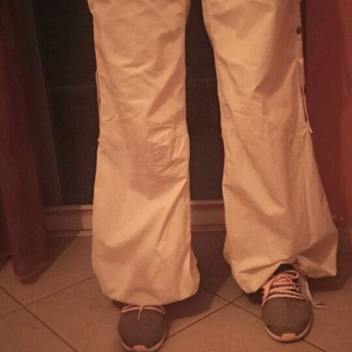 Diesel fabric white pants like new with unique design