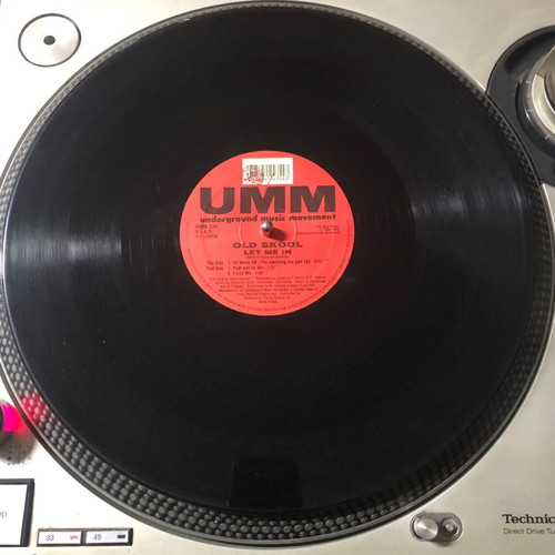 Old Skool Let Me In vinyl used 12" 33 ⅓ RPM