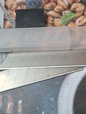Spare blades for utility knife like new, pack of 3