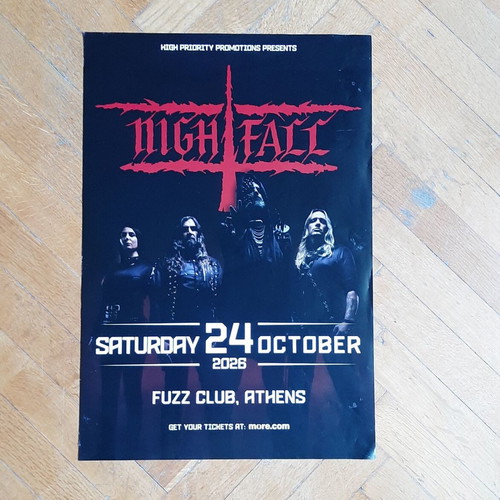 Nightfall original concert poster at Fuzz 24.10.2026, like new