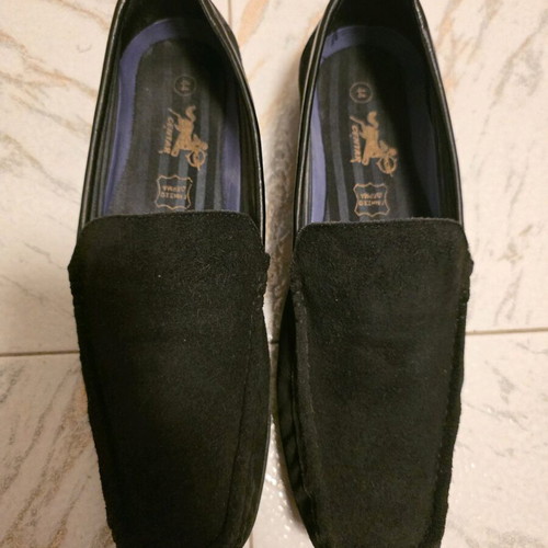 Alpe men's summer moccasins black size 44 like new
