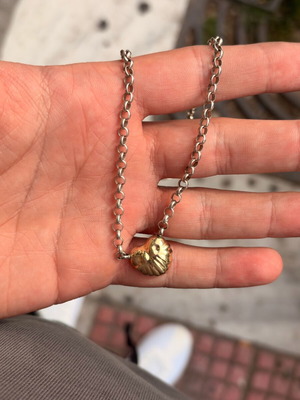 Silver 925 necklace chain used, length 43cm