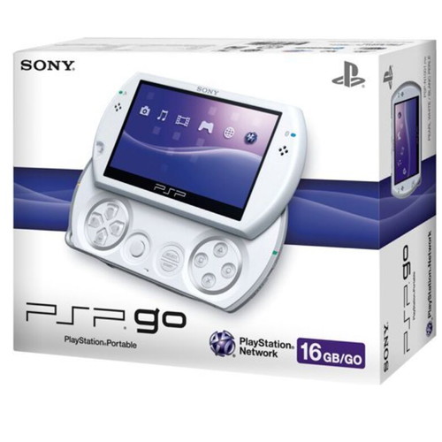 Sony PSP Go 16GB console used, pearl white boxed