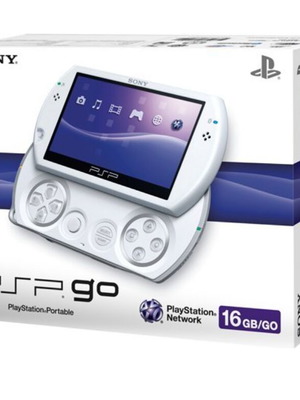 Sony PSP Go 16GB console used, pearl white boxed