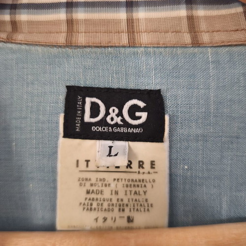 Dolce & Gabbana Vintage Shirt Size L Made in Italy Y2K