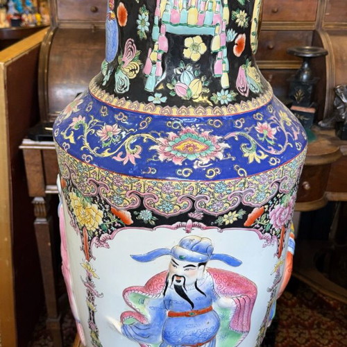 Chinese vase used, 19th century