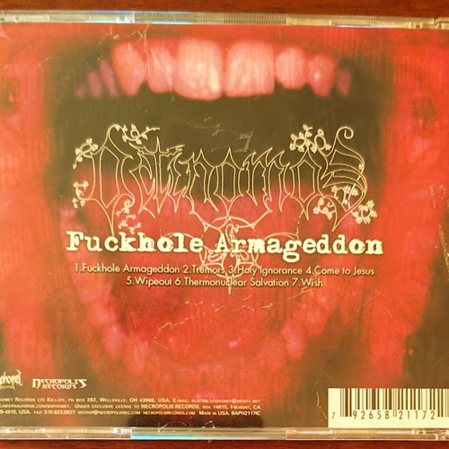 Octinomos F@ckhole Armageddon CD like new, metal