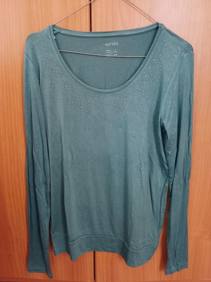 Esmara Long Sleeve Women's Blouse Size S Like New Green