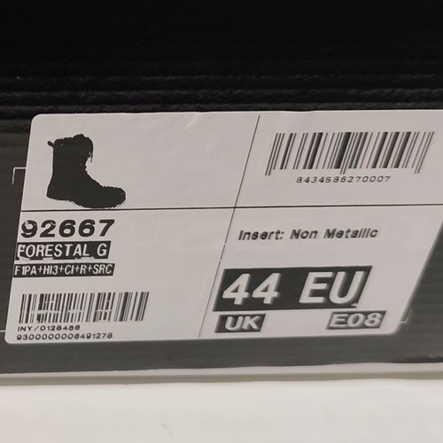 Robusta 92667 Firefighter Boots No44 new with Gort-tex