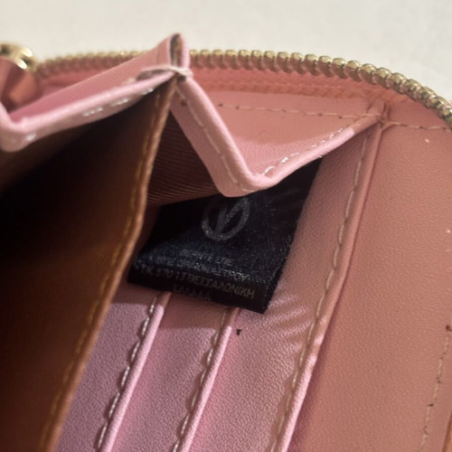 Verde large wallet nude pink color new