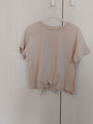 H&M short-sleeve blouse for girls 11-12 years beige like new