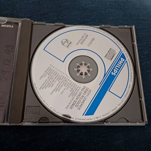 Vicky Leandros Demis Roussos CD album Sing Greek songs καινούργιο, pop