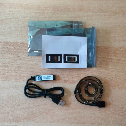 Rgb led strip 1 meter with Bluetooth and USB, new